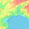 Mappa topografica Goarem, altitudine, rilievo