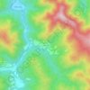 Mappa topografica Riofreddo, altitudine, rilievo