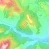 Mappa topografica Carpineta, altitudine, rilievo