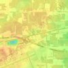 Mappa topografica Garden, altitudine, rilievo