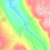 Mappa topografica Stratton, altitudine, rilievo