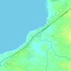 Mappa topografica Calumangan, altitudine, rilievo