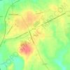 Mappa topografica Fox Ridge, altitudine, rilievo