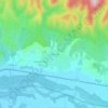 Mappa topografica Les Beaumes, altitudine, rilievo