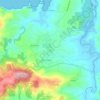 Mappa topografica Ajo, altitudine, rilievo