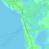 Mappa topografica Tibsoc, altitudine, rilievo