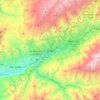 Mappa topografica Ejido, altitudine, rilievo