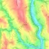 Mappa topografica Highley, altitudine, rilievo