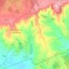 Mappa topografica Cochet, altitudine, rilievo