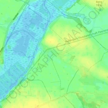 Mappa topografica Pensin, altitudine, rilievo