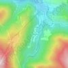 Mappa topografica 2e Bazerque, altitudine, rilievo