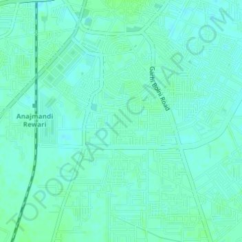 Mappa topografica Sector 3, altitudine, rilievo