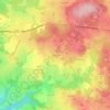 Mappa topografica Bréjassoux, altitudine, rilievo