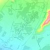 Mappa topografica El Bosque, altitudine, rilievo