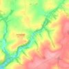 Mappa topografica Ashmill, altitudine, rilievo