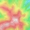 Mappa topografica Kahlenwasen, altitudine, rilievo