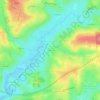 Mappa topografica Chechy, altitudine, rilievo