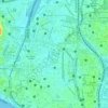 Mappa topografica Kamathipura, altitudine, rilievo