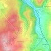 Mappa topografica Dehlingen, altitudine, rilievo