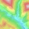 Mappa topografica Candide, altitudine, rilievo