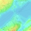 Mappa topografica Rossmore, altitudine, rilievo