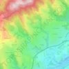 Mappa topografica La Donzelière, altitudine, rilievo