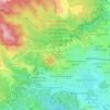 Mappa topografica Colonia Ejidal (Ejido San Andrés), altitudine, rilievo