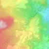 Mappa topografica Luzet, altitudine, rilievo