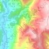 Mappa topografica Osmo, altitudine, rilievo