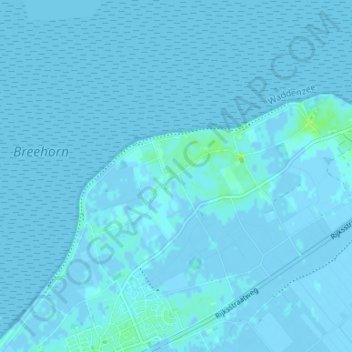 Mappa topografica Stroe, altitudine, rilievo