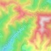 Mappa topografica Mas Corbière, altitudine, rilievo