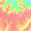 Mappa topografica Starlight, altitudine, rilievo