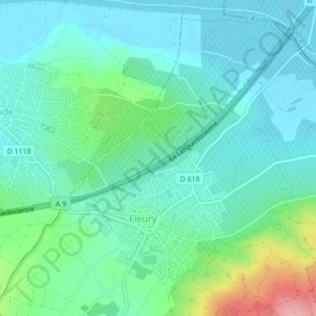 Mappa topografica Mario, altitudine, rilievo