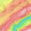 Mappa topografica Les Lessus, altitudine, rilievo