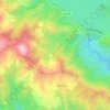Mappa topografica Los Montes, altitudine, rilievo