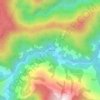 Mappa topografica Tirma, altitudine, rilievo