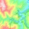 Mappa topografica Bustelos, altitudine, rilievo