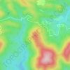 Mappa topografica Pech de la Rode, altitudine, rilievo