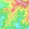Mappa topografica Florești, altitudine, rilievo