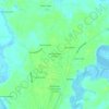 Mappa topografica James Byrnes Estates, altitudine, rilievo