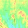 Mappa topografica Doucette, altitudine, rilievo
