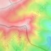 Mappa topografica Costabona, altitudine, rilievo