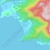 Mappa topografica Toque-Toque Pequeno, altitudine, rilievo