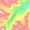 Mappa topografica Huacahuasi, altitudine, rilievo
