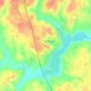 Mappa topografica Carolina Trace, altitudine, rilievo