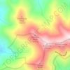 Mappa topografica Richland Knob, altitudine, rilievo