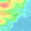 Mappa topografica Upper Stoke, altitudine, rilievo