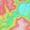 Mappa topografica Saint-Nicolas, altitudine, rilievo