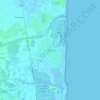 Mappa topografica Torreilles-Plage, altitudine, rilievo