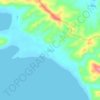 Mappa topografica Pasig, altitudine, rilievo